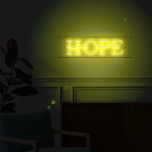 Néon LED mural – HOPE