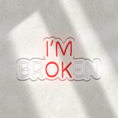 Néon LED mural – I'M BROKEN