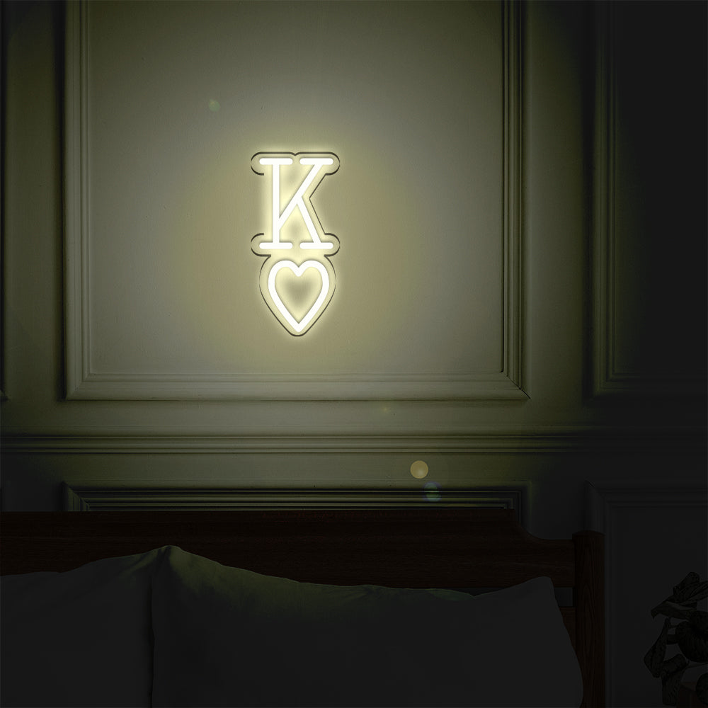 Néon LED mural – KING