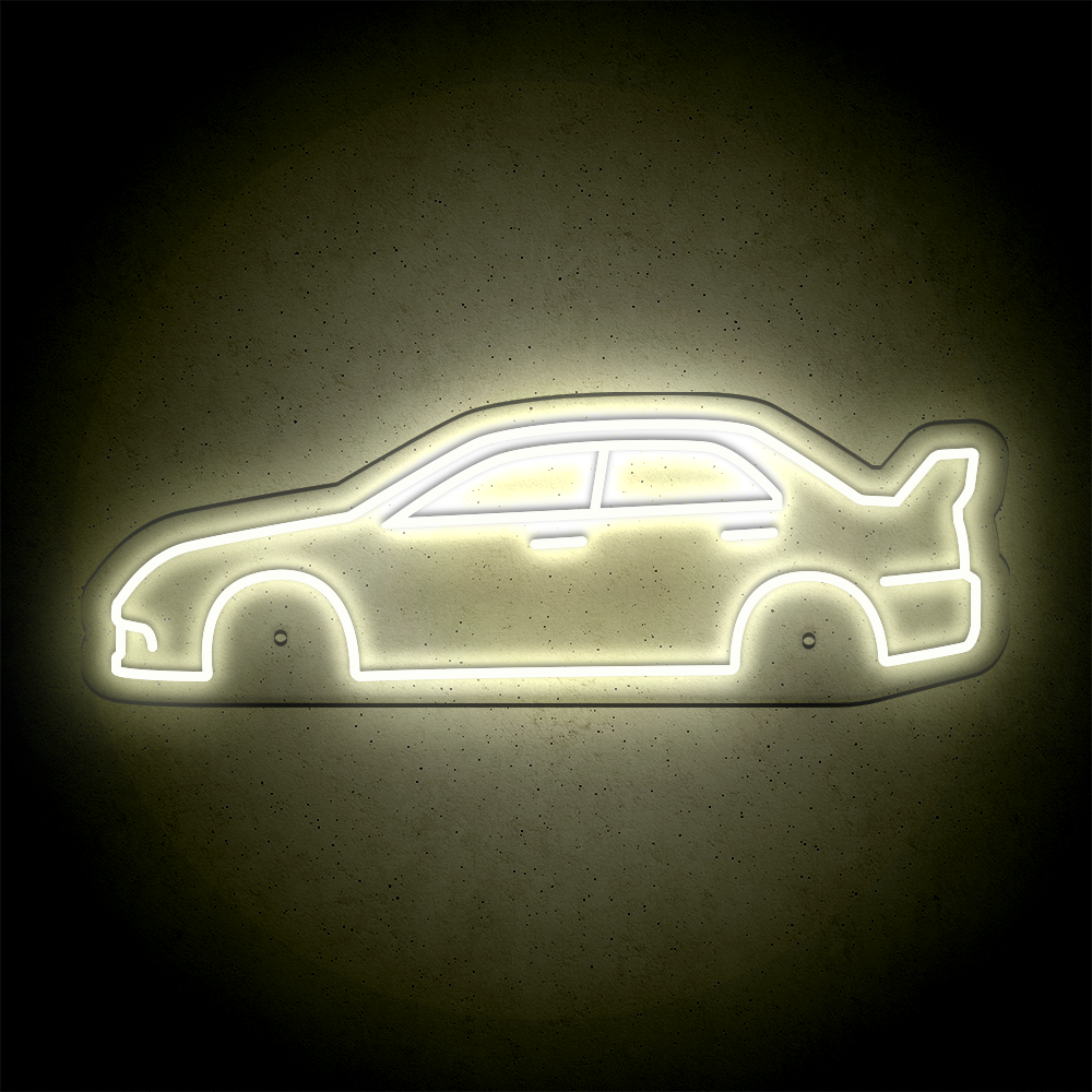 Néon LED mural - MITSUBISHI EVO 9