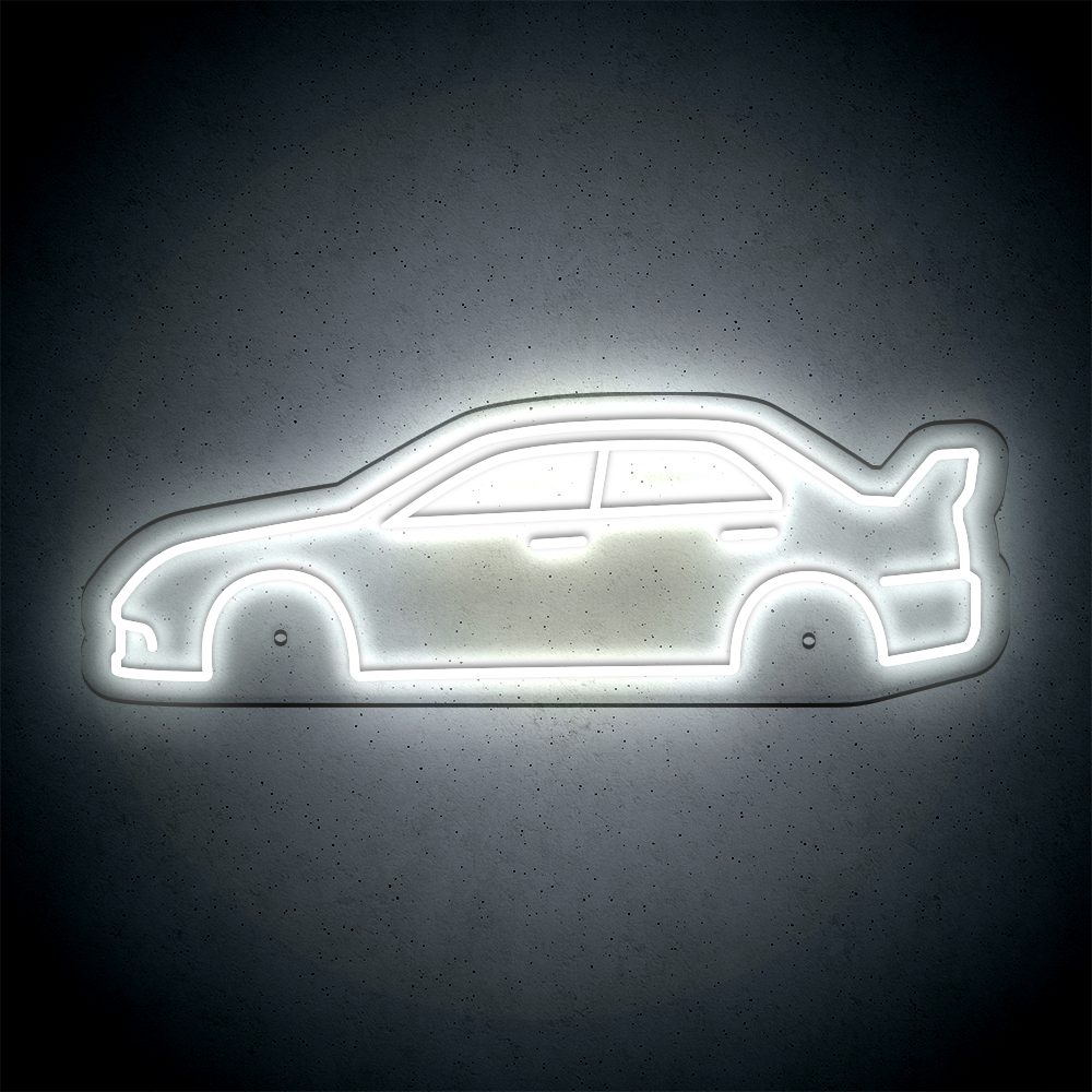 Néon LED mural - MITSUBISHI EVO 9