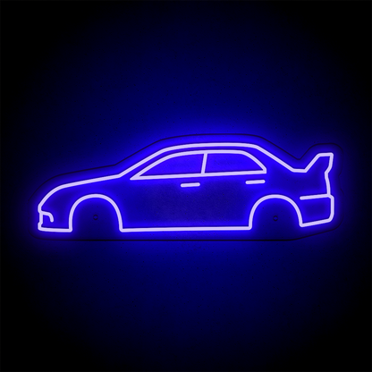 Néon LED mural - MITSUBISHI EVO 9