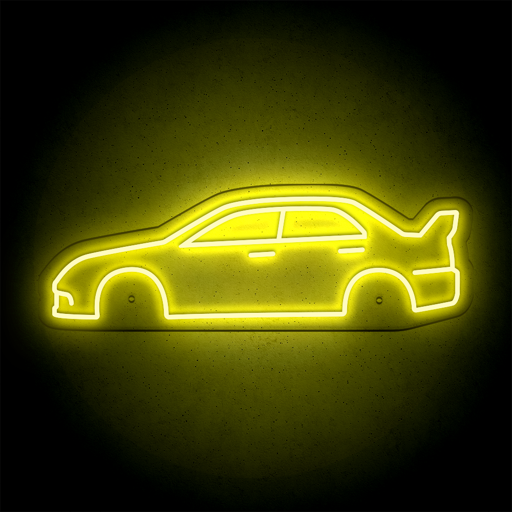 Néon LED mural - MITSUBISHI EVO 9