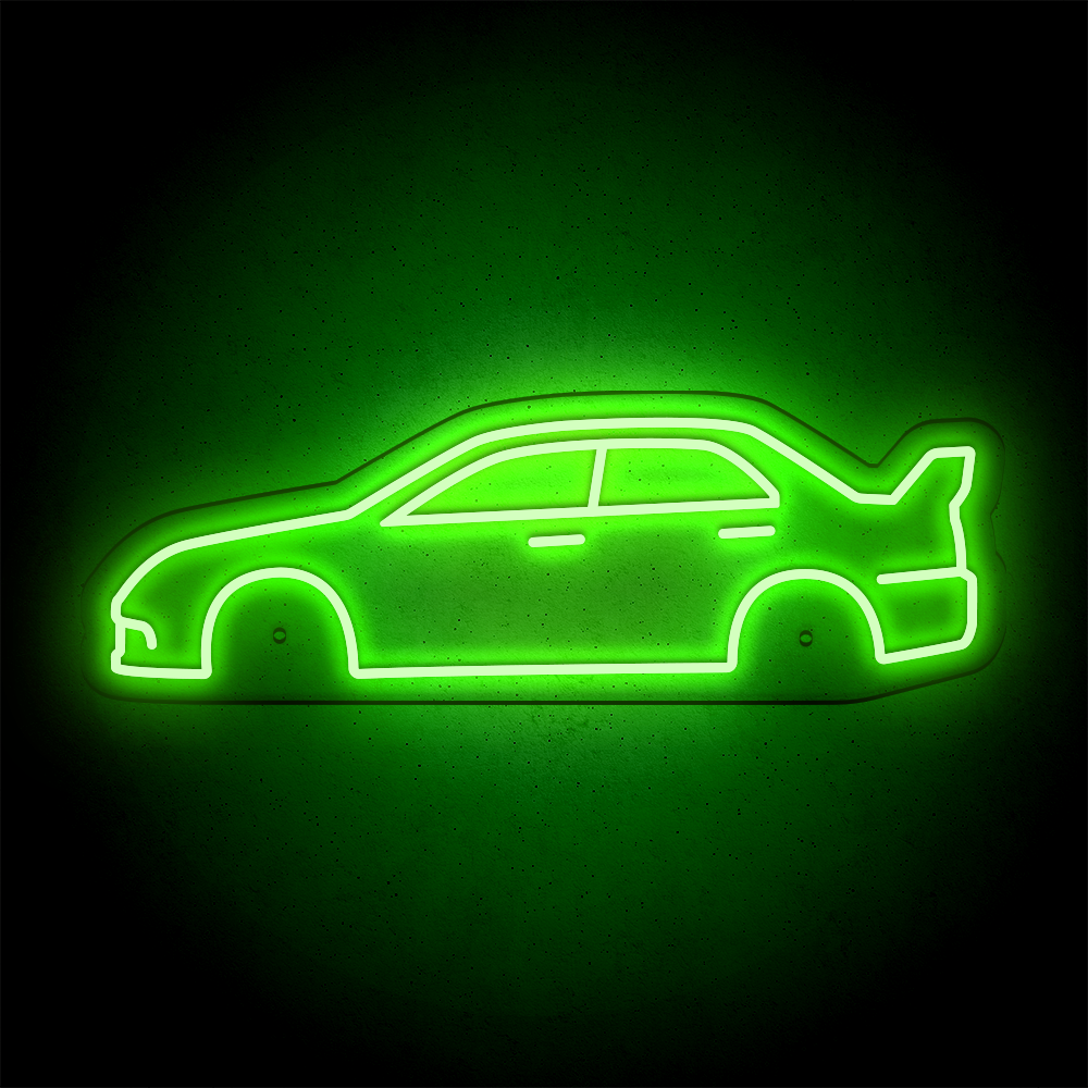Néon LED mural - MITSUBISHI EVO 9