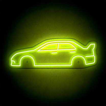 Néon LED mural - MITSUBISHI EVO 9