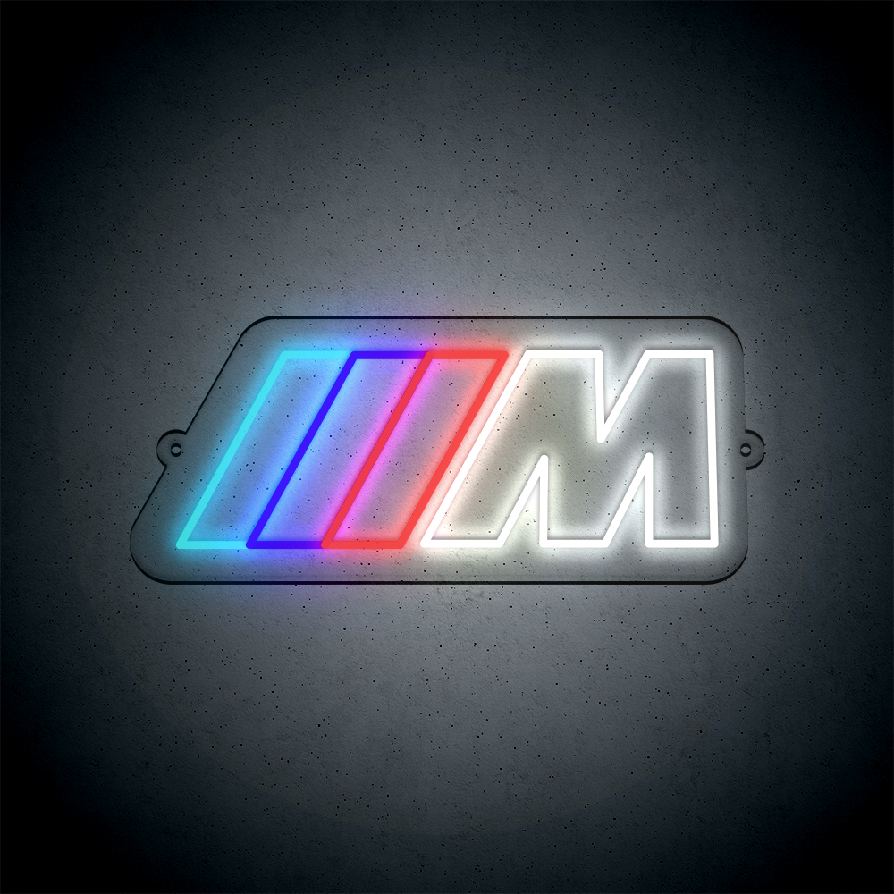 Néon LED mural - BMW M Power