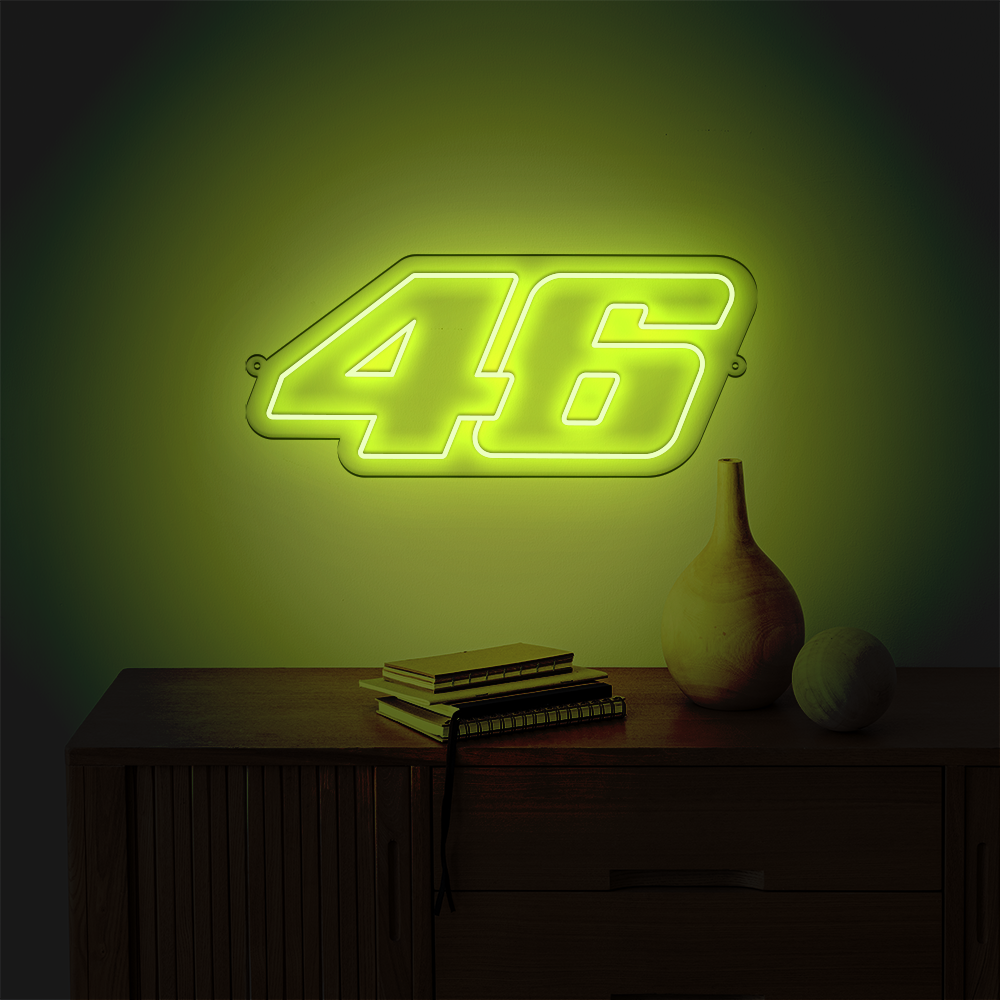 Néon LED mural - Valentino ROSSI
