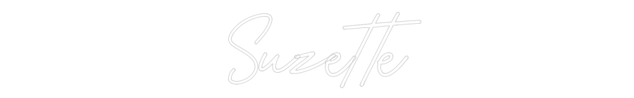 TON NÉON SUR-MESURE  : Suzette