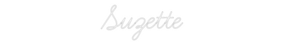 TON NÉON SUR-MESURE  : Suzette